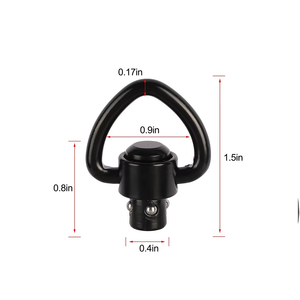 Soporte de Anilla para Correa LUGER QD de 1 Pulgada, Anillas de Correa Resistentes con Liberación Rápida para Correas de Dos Puntos (1 Unidad) - Product Image 2
