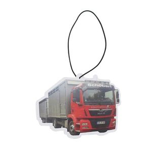 Luxury Mini Custom Car Air Freshener with Silk Screen Printed Pictures Durable Paper Material - Product Image 1