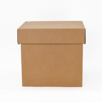Caja de Almacenamiento de Archivos Corrugada Personalizada con Tapa y Asas Troqueladas, Organizador de Archivos de Oficina