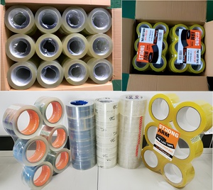 Ruban adhésif d'emballage BOPP simple face, thermosensible, résistant à la chaleur, activé par l'eau, pour cartons, personnalisé, pour expédition Prime - Product Image 3