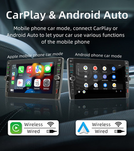 Henmall Android 9 pouces IPS écran voiture stéréo Wifi GPS Navigation sans fil CarPlay DSP <span class=keywords><strong>RDS</strong></span> FM AM USB charge rapide lecteur DVD de voiture - Product Image 2