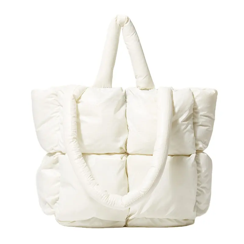 Новая простая женская сумка через плечо, Классическая однотонная мягкая клетчатая дамская сумочка в европейском и американском стиле