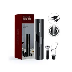 Kitchen Accessories Automatic Electric USB Red Wine Bottle Opener Gift Box Corkscrew bottle opener wine