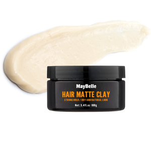 Argilla pomata per capelli da uomo di fabbrica tenuta forte con <span class=keywords><strong>Gel</strong></span> di pasta per capelli testurizzante opaco - Product Image 1