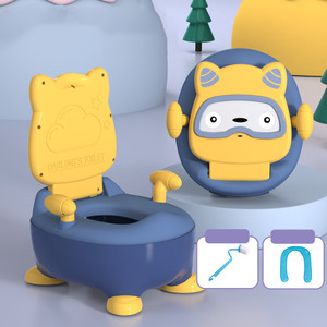 Inodoro Infantil con Diseño de Vaca Adorable, Inodoro Pequeño para Bebés, Diseño Anti-Salpicaduras de Orina, Cajón Separado - Product Image 6