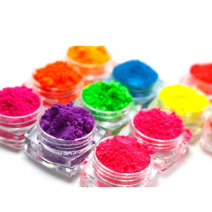 Pigmento Fluorescente de Fósforo Neón de Alta Luminosidad en Polvo para Esmalte de Uñas en Gel, Recubrimiento y Acuarela - Product Image 4