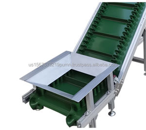 Cinta Transportadora Inclinada de Aluminio para Clasificación de Frutas, Sistema Modular de Cinta Transportadora de PVC, Capacidad de Carga de 300 kg, Antiestática, 120 m/min, 2 Capas - Product Image 4