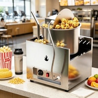 Machine à Popcorn Commerciale à Gaz pour Stands de Rue – Préparez du Popcorn Savoureux et Efficacement