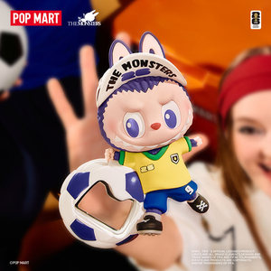 Popmart Officiel The MONSTERS Labubu WorldCup Série Ouvre-bouteille Aimant de Réfrigérateur Boîte Mystère Figurine d'Action Cadeau de Collection - Product Image 4