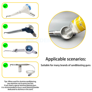 Polvere per Sabbiatura Elettrica per Sbiancamento Dentale, Pulizia Odontoiatrica, Lucidatura a Getto d'Aria, Rimozione di Placca e Macchie - Product Image 6