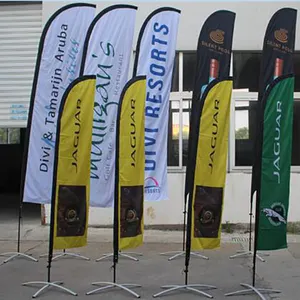 Bandeira de praia impressa da subolmação do tintura promocional personalizada