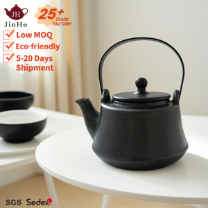 Tetera de Cerámica Stoneware de 600 ml con Filtro de Té y Café, Estilo Japandi, Juego de Café y Té Ecológico - Product Image 6