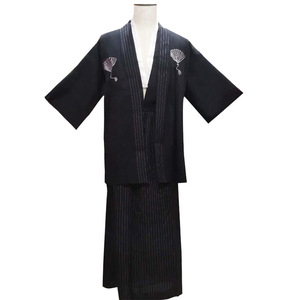 <span class=keywords><strong>Kimono</strong></span> japonais traditionnel pour hommes <span class=keywords><strong>Yukata</strong></span> avec Obi Costume de cosplay japonais fantaisie - Product Image 4
