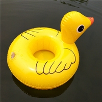 Porte-gobelet gonflable personnalisé pour piscine, design original, jouet flottant, mini support de boisson