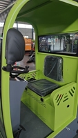 Balayeuse autoportée semi-fermée XY-A15, largeur de nettoyage 1400 mm, bac à poussière 200 L, alimentation par batterie 48 V, pour entrepôts, usines et rues