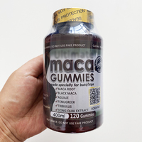 Gummies de Maca pour l'augmentation des fesses et des hanches, usage adulte, 100% naturel pur, pour le rehaussement des fesses