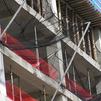 Filet de sécurité sans nœuds à trois couches BS EN 1263-1 pour la protection contre les chutes