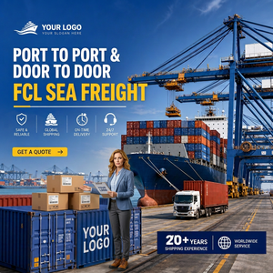 Agent maritime FCL LCL OOG FBA Belgique par voie maritime Flat Rack Open Top Dédouanement DDP Porte à Porte Transitaire - Product Image 1