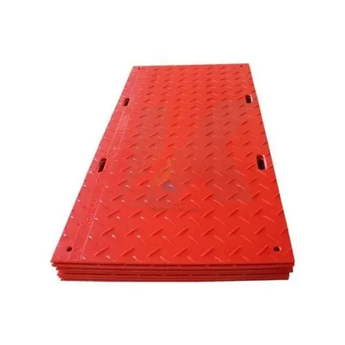 4X8 Temporary HDPE Construction Track Protection Ground Mat Safety Crane Truck Acess Road Mat Light Weight Lawn Protection Mat