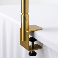Support de table portable élégant en fer, arche réglable pour toile de fond, accessoires de décoration pour mariage, banquet et fête