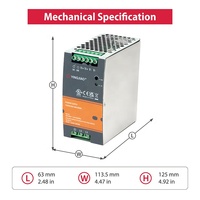 Module redresseur cc Yingjiao AC 110v 220v à 12v 5v 24v 48v pour alimentation télécom laboratoire en aluminium unique Orange 3 ans