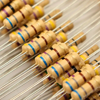 Resistencia de Película de Carbono con Cable CP/CU Longwei 1/4W 1W 2W 5W, Tolerancia 1% / 5%, Módulo de Alimentación CA/CC