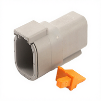 Connecteur de câblage automobile 2 broches DT04-2P-E004, connecteurs étanches IP67 PA66