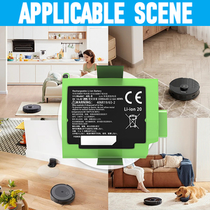 IRobot Roomba S9 9150 S9 + 9550 Robot Chân Không Loạt ABL-B Thay Thế Quét Có Thể Sạc Lại 14.4V 48Wh 3300MAh Li-Ion Pin - Product Image 6