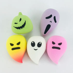 Décoration d'<span class=keywords><strong>Halloween</strong></span> personnalisée Citrouille et <span class=keywords><strong>chauve</strong></span>-<span class=keywords><strong>souris</strong></span> Sans latex Mousse polydrophlique Éponge de <span class=keywords><strong>maquillage</strong></span> personnalisée en forme de citrouille - Product Image 3
