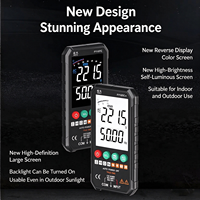 Multimeter Digital Ultra-tipis, Multimeter Mini Portabel Anti-bakar Otomatis Presisi Tinggi untuk Perawatan Teknisi Listrik
