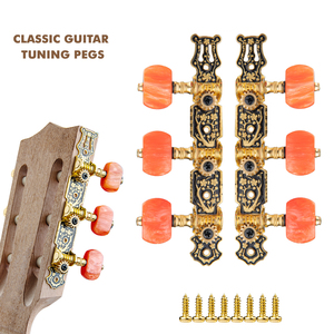 Meccanismo per <span class=keywords><strong>Chitarra</strong></span> Alice AO-020HV2P, Rapporto di Trasmissione 1:14, 3L 3R, Chiavi di Accordatura per <span class=keywords><strong>Chitarra</strong></span> <span class=keywords><strong>Classica</strong></span> - Product Image 4