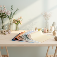 Papier d'emballage pour fleurs, double couleur, enduit de PE, recyclable, imperméable, style coréen, emballage pour bouquets