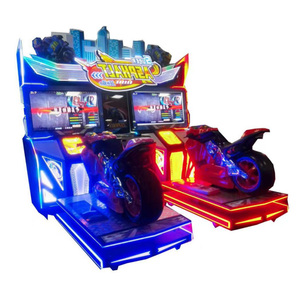 Super Machine de Course Moto Géante : Unité de Jeu à Mouvement Complet pour Adultes – Aire de Jeu Intérieure pour Parc d'Attractions - Product Image 3