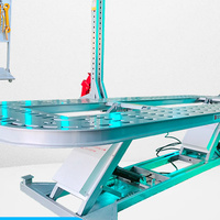Plateforme de calibrage intégrée TianSheng pour le façonnage automobile, calibrateur de poutres de levage en acier, 4 à 5 rangées de trous, capacité de charge de 3500 kg