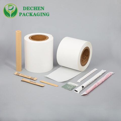 Paper + PE for sugar sticks Paper + PE for sugar sticks