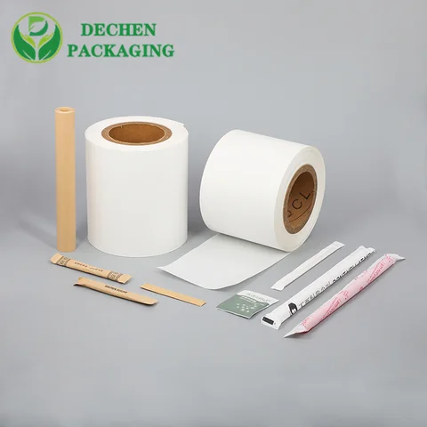 Pe Papers Kraft Roll Packaging Poly Sugar One Side Coated Paper
