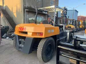 Vente chaude TCM FD120 chariot élévateur Diesel 12 tonnes de haute qualité avec moteur d'origine boîte de vitesses pompe moteur-Japon utilisé en vente à Shanghai - Product Image 4