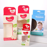 CICI Pack Boîte en papier avec logo personnalisé pour produits pour bébés, biberon de lait et d'eau pour bébé, boîte d'emballage, vente en gros