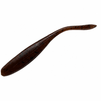 Leurre de pêche souple en plastique LUSHAZER, appât en PVC en forme de ver, 75mm 100mm, pour la pêche au bar, Jerkbait, Drop Shot, Texas Rig, leurre souple artificiel