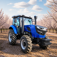 Tractor Agrícola Intrepid de 100HP con Tracción en las 4 Ruedas, Cabina con Aire Acondicionado, Sistema Hidráulico Robusto y Elevación Alta para Trabajos Profesionales en el Campo