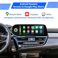 Autoradio Android 15 de 12,3 pouces avec DSP, lecteur MP3, GPS, écran partagé, stéréo pour Lexus ES 2018-2021, CarPlay intégré, Wi-Fi