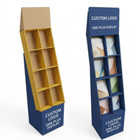 Support d'affichage personnalisé en carton pour livres, brochures et magazines, idéal pour les promotions de produits en magasin et les expositions en librairie