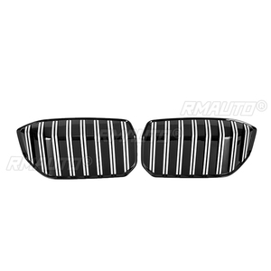 2 pièces Grilles de calandre avant argent/noir pour BMW I3 2022-2023, autocollant de couverture de calandre avant, accessoires de voiture - Product Image 2