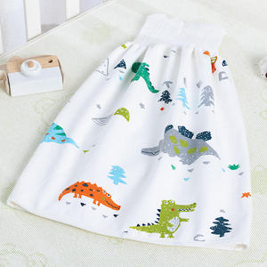 Pantaloncini impermeabili in tessuto comodo per ragazzi e ragazze pantaloni da allenamento per vasino notte gonna da letto per bambini mutandine bagnanti - Product Image 3