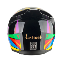 Helm Motor ABS Full-Face Flip-Up Baru Dengan Visor Ganda Flip-Up Lensa Ganda Lepas Cepat Pelindung Kepala Motocross Casco