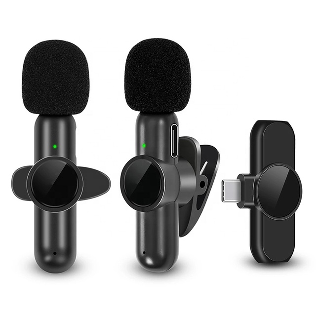 OEM Wireless Lavalier Microphones for iPhone iPad Android Phone Mini Studio Microphone