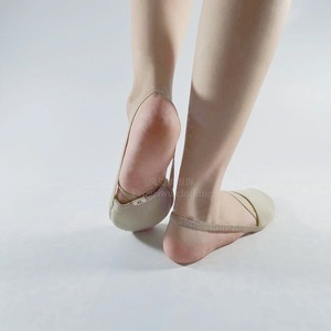 2025 GS00011 zapatos de baile <span class=keywords><strong>Gimnasia</strong></span> Rítmica zapatos de media suela de franela de fondo suave cubiertas de dedos de color carne zapatos de baile para el antepié - Product Image 4