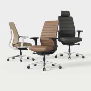 Nouvelle chaise de bureau de direction moderne de luxe à dossier haut en cuir, design ergonomique, fonction pivotante, accoudoirs réglables - Product Image 6