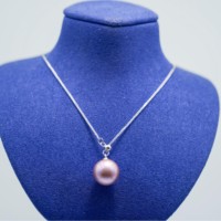 Collier de luxe pour femme, qualité supérieure, avec perles, or véritable 18 carats