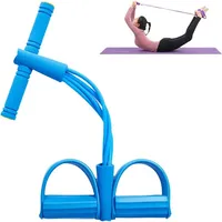 MERRYBODY PVC/PC Peralatan Olahraga Ramah Lingkungan Berkualitas Tinggi Aksesoris Yoga Fitness Pilates Alat Bantu Tarik Duduk Resistance Band